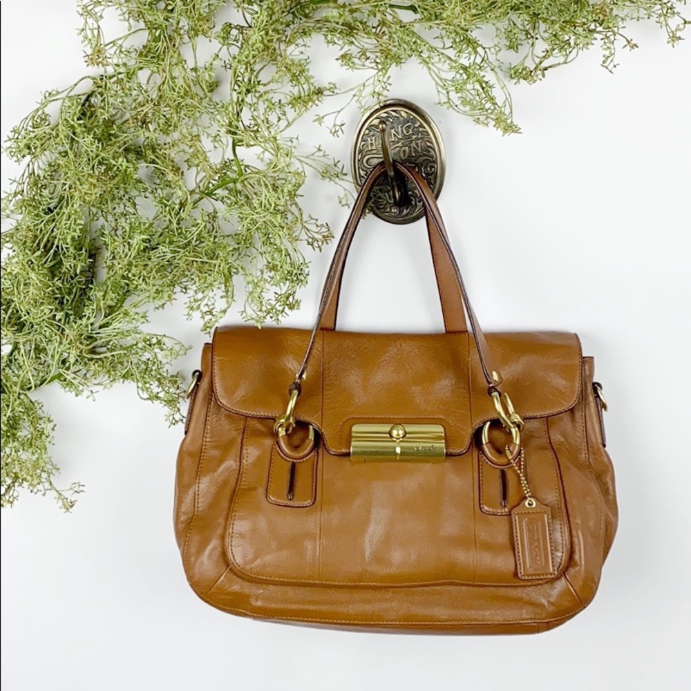 COPY - Coach Vintage Double Strap Leather Shoulder Bag 🌿